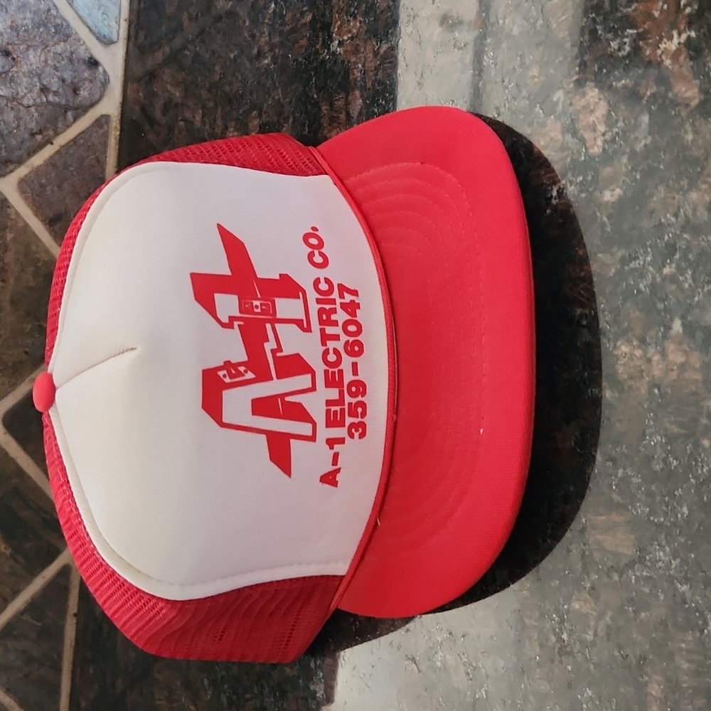 Vintage Old School Snap Back Flat Bill Hat